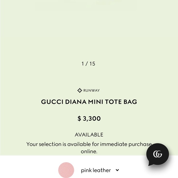 ✨ NWOT GUCCI Diana mini tote bag - Picture 3 of 17